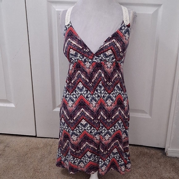 Pink Republic Crocheted Racerback Summer Dress - Picture 1 of 11